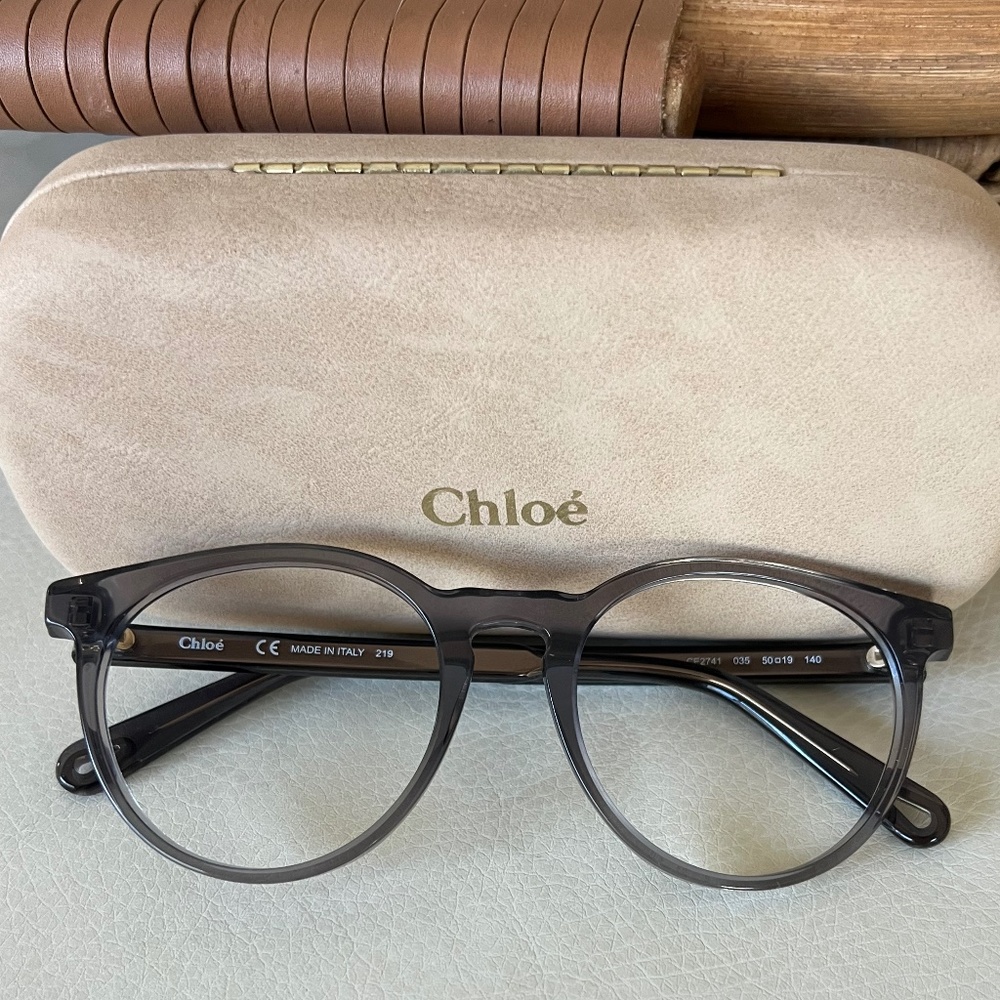 CHLOE CE2741 035 Grey Eyeglasses 50mm with CHLOE Case